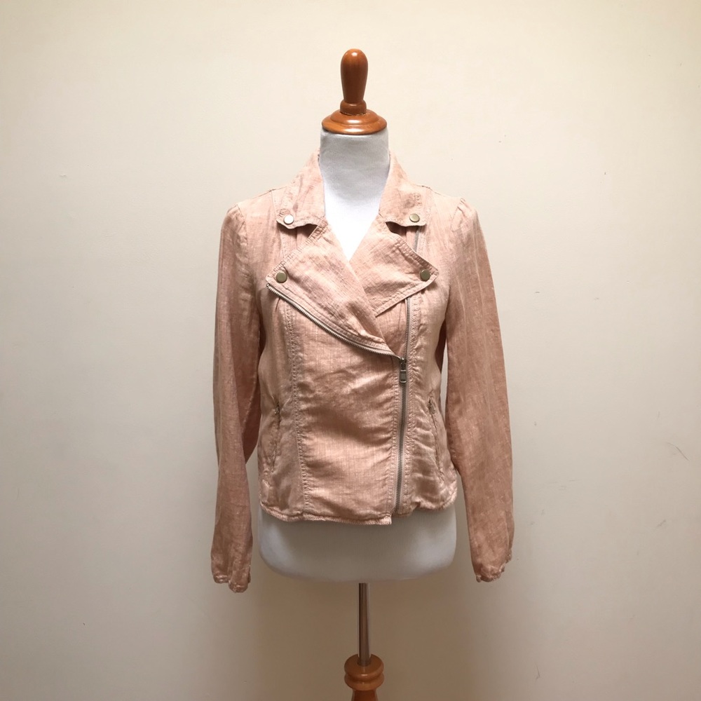 Lou & Grey | Linen Moto Jacket - Picture 5 of 8